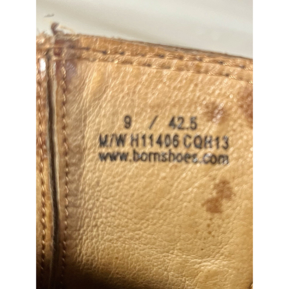 Men's sz 9 Born Hemlock Boots Leather Chelsea Pull On Dress Casual Work - Picture 3 of 16